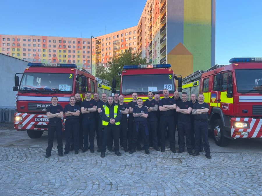 South Wales Joins Uk Fire And Rescue Service Convoy To Deliver