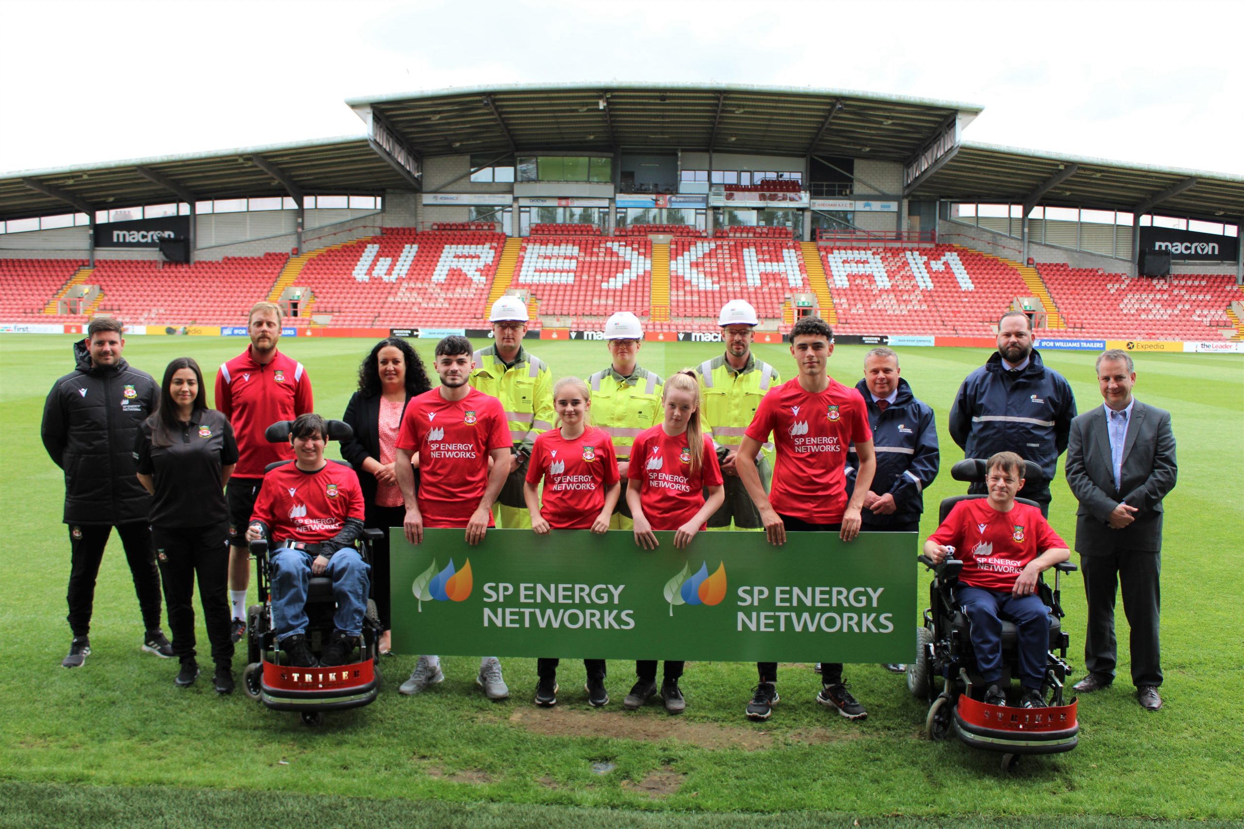 SP Energy Networks and Wrexham AFC launch - SP Energy Networks