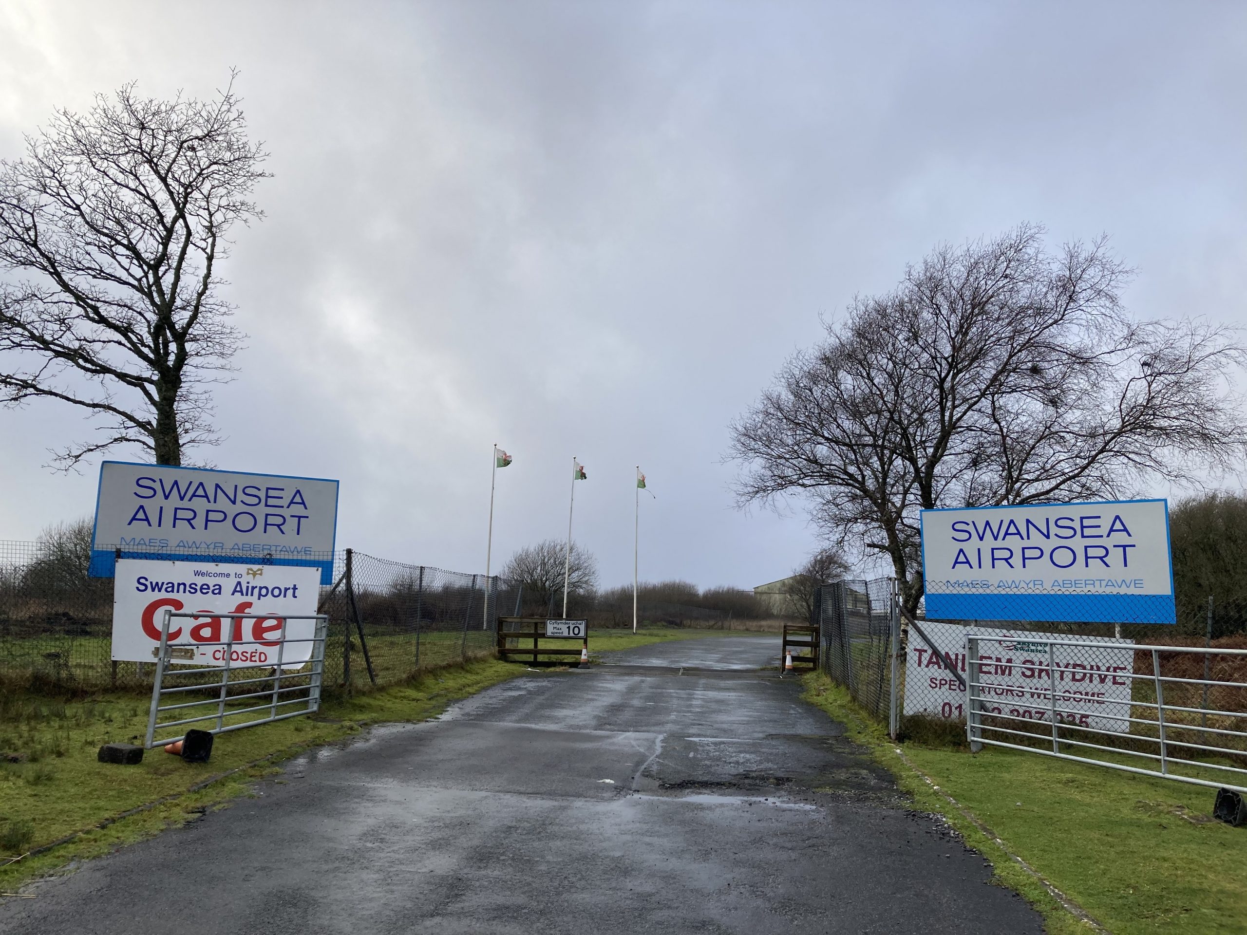 Contest over the future of Swansea Airport Herald.Wales