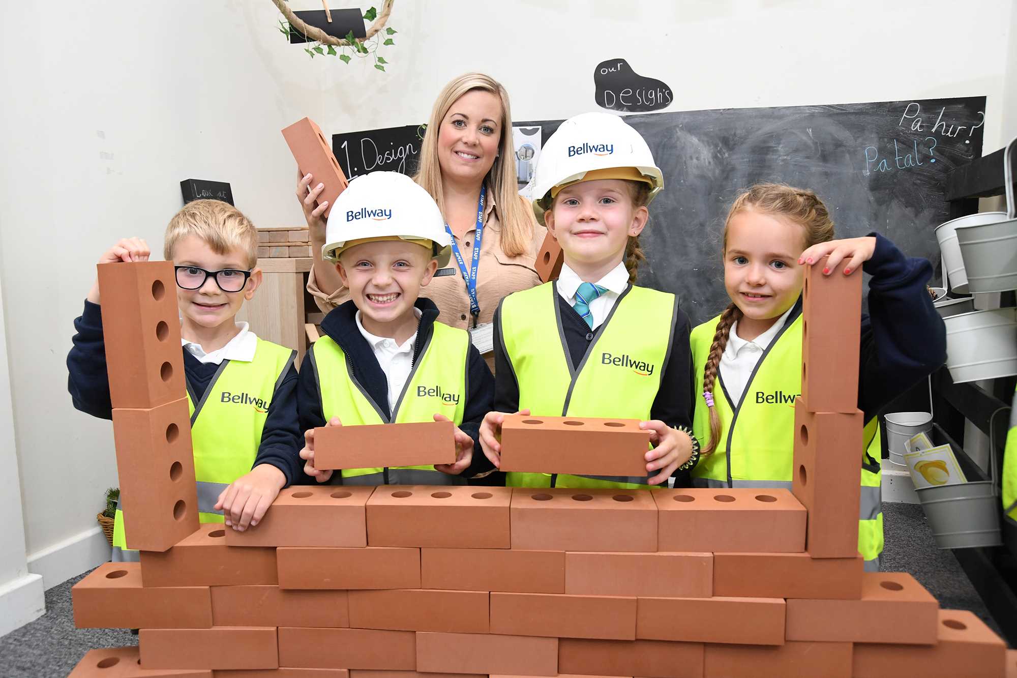 Hi-vis jackets help pupils at Glan Llyn Primary School learn about ...