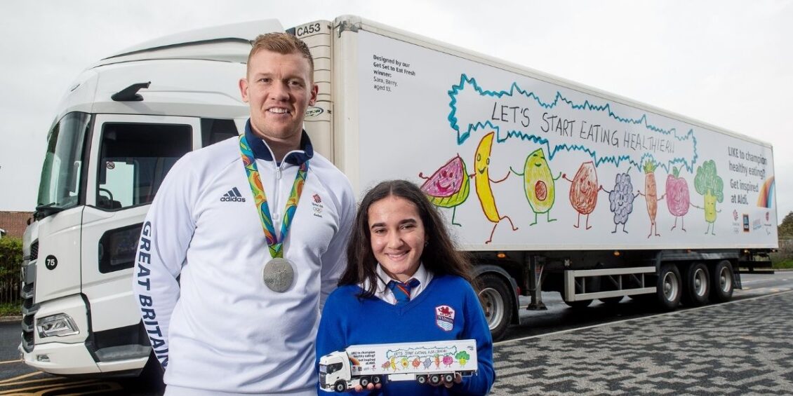 Whitmore High School pupil creator of Aldi’s latest lorry design ...