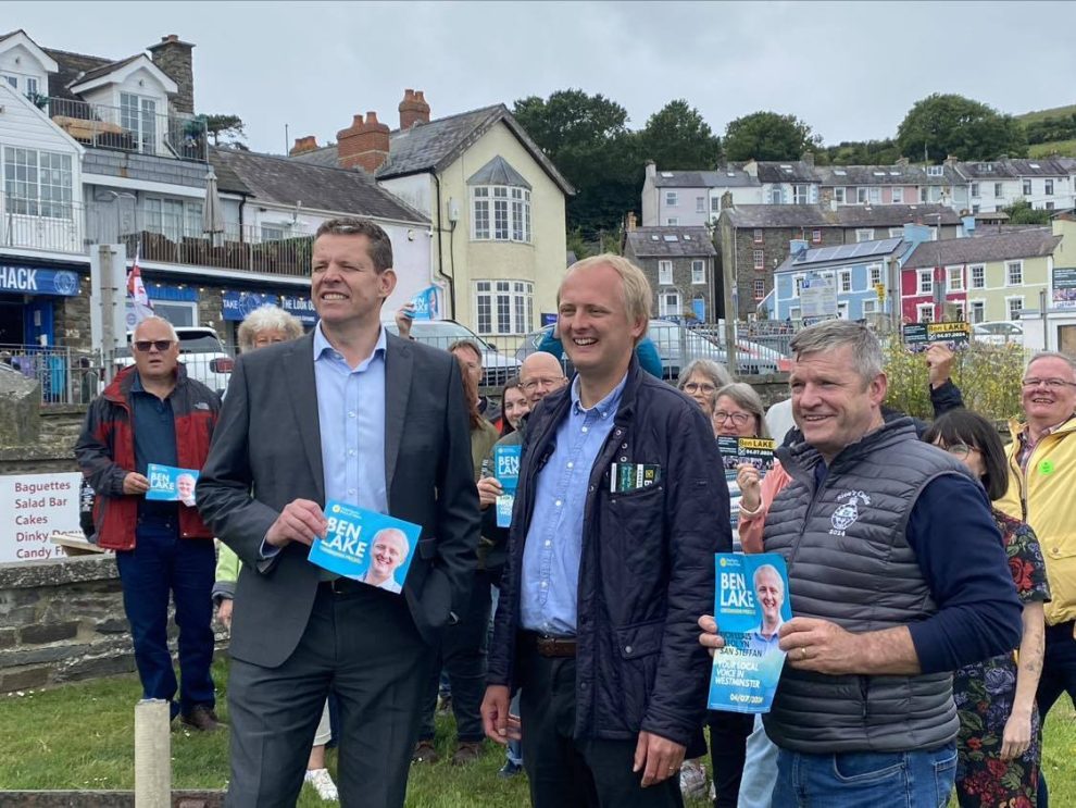 Plaid Cymru Election Campaign Held In New Quay, Ceredigion - Herald.wales