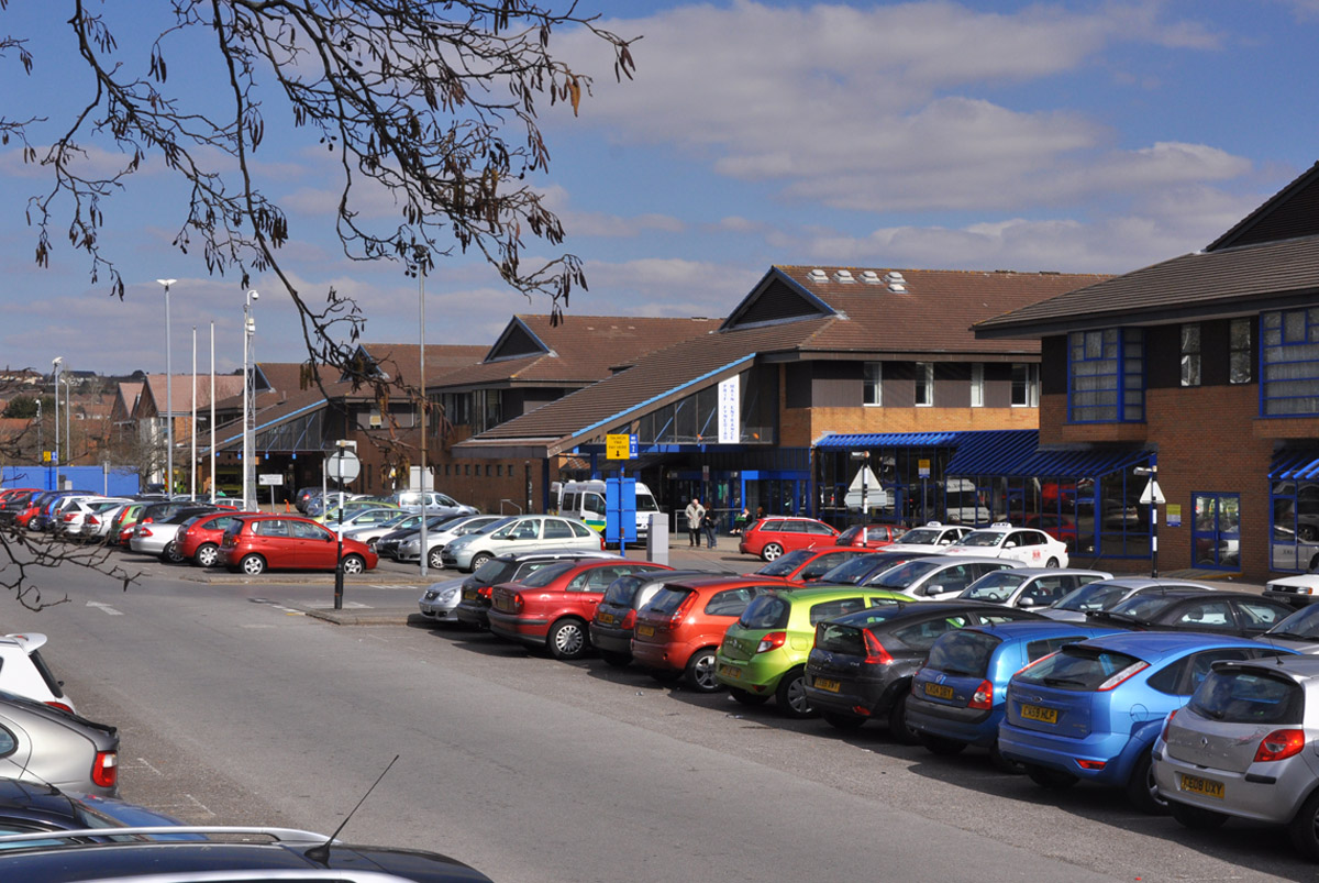 Urgent roof repairs are underway at the Princess of Wales Hospital following serious leaks