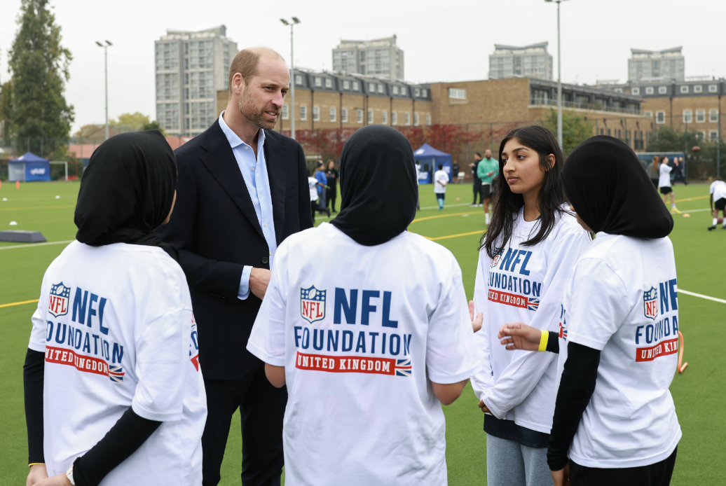 The Prince of Wales visits NFL Foundation U.K. community event in London – Herald.Wales