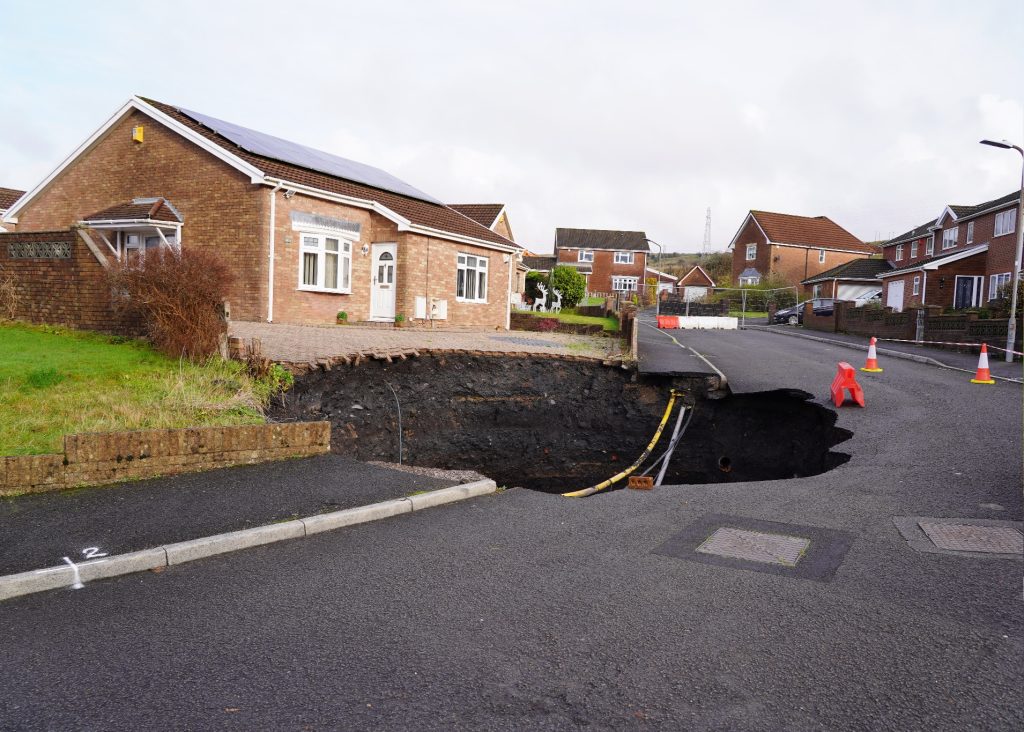 Nant Morlais Sinkhole Update: Measures In Place To Address Disruption ...