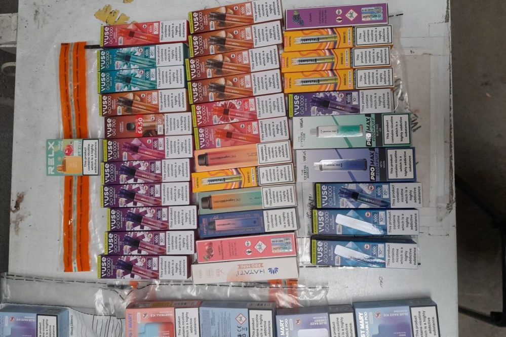 Trading Standards Officers discover disposable vapes still on sale despite  ban