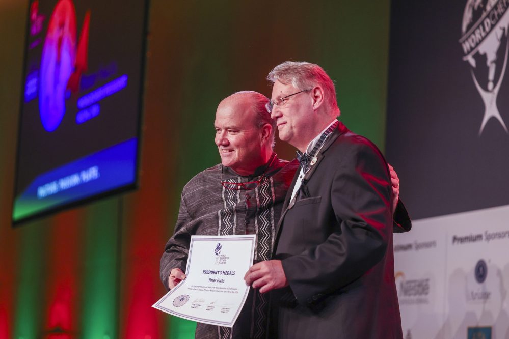 Culinary director Peter recognised with Worldchefs President’s Medal