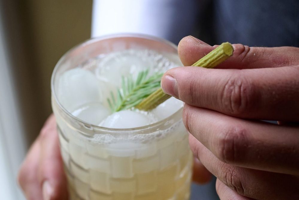 Monmouthshire restaurant launches handmade straws made entirely from plants grown onsite